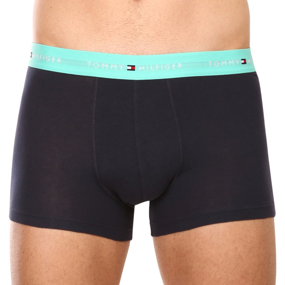 3PACK Boxers para homem Tommy Hilfiger azul escuro (UM0UM02763 0S1)