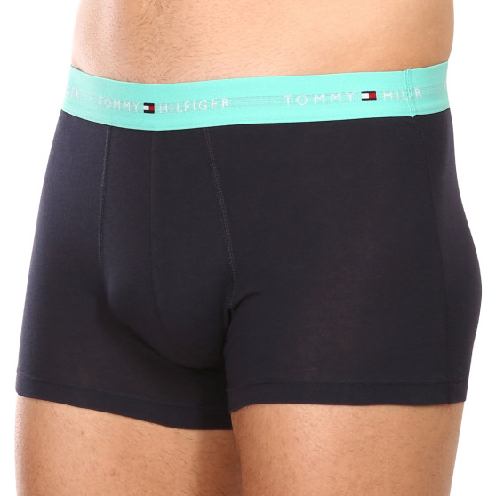 3PACK Boxers para homem Tommy Hilfiger azul escuro (UM0UM02763 0S1)