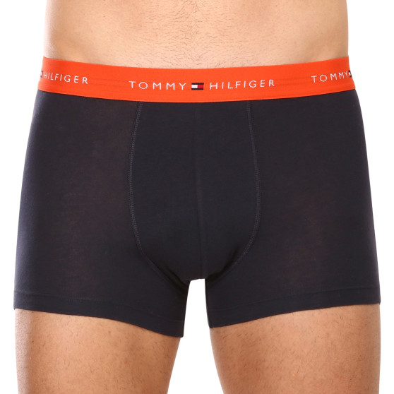 3PACK Boxers para homem Tommy Hilfiger azul escuro (UM0UM02763 0S1)