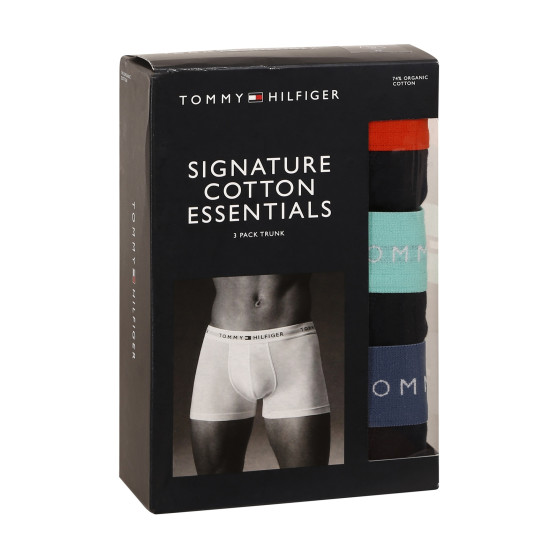 3PACK Boxers para homem Tommy Hilfiger azul escuro (UM0UM02763 0S1)