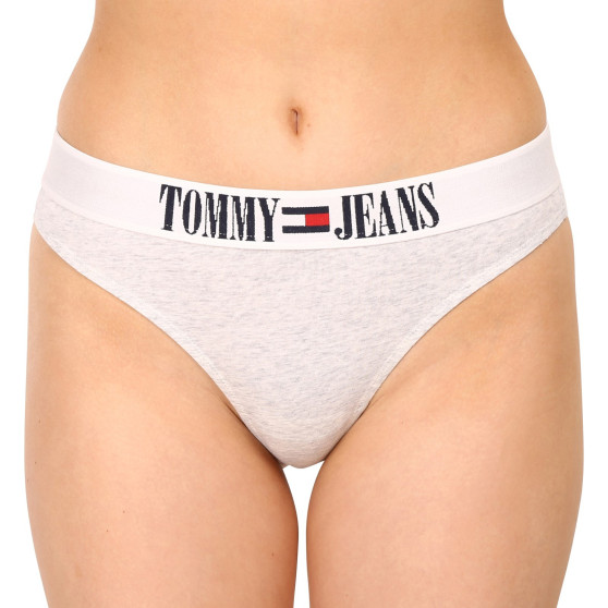 Tanga para mulher Tommy Hilfiger cinzento (UW0UW04209 PJ4)