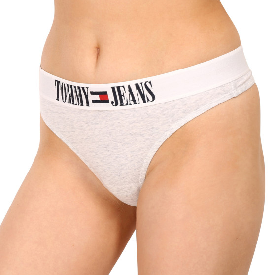 Tanga para mulher Tommy Hilfiger cinzento (UW0UW04209 PJ4)