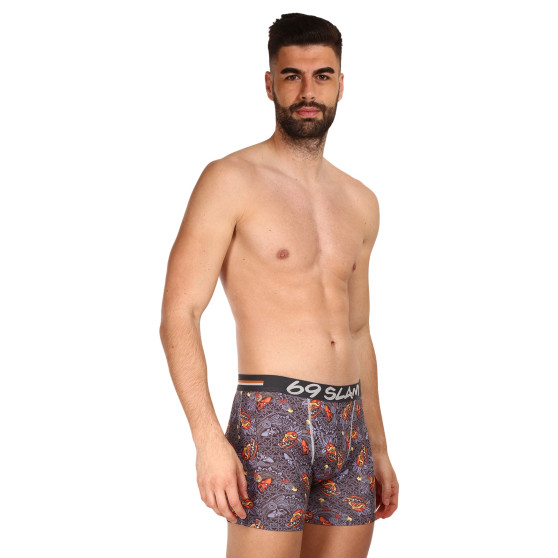 Boxers para homem 69SLAM fit mayan head dylan (MBYMYN-PO)