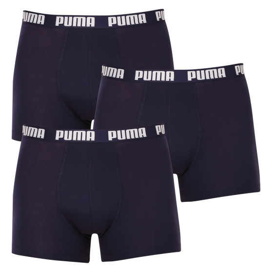 3PACK Boxers para homem Puma azul (701206546 002)