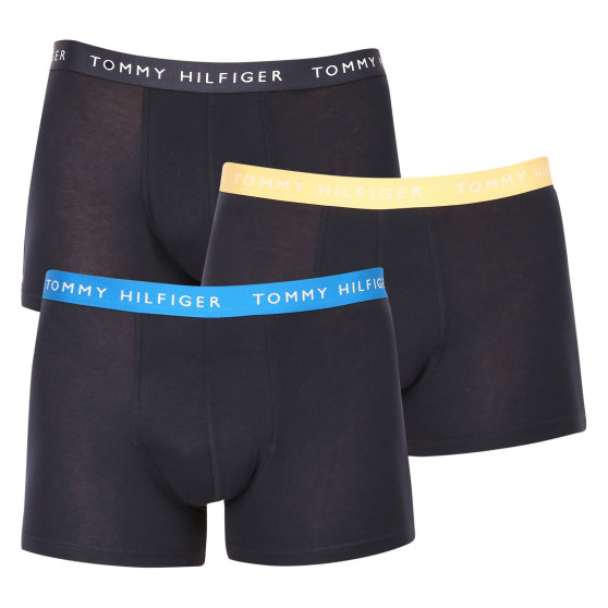 3PACK Boxers para homem Tommy Hilfiger azul escuro (UM0UM02324 0X0)