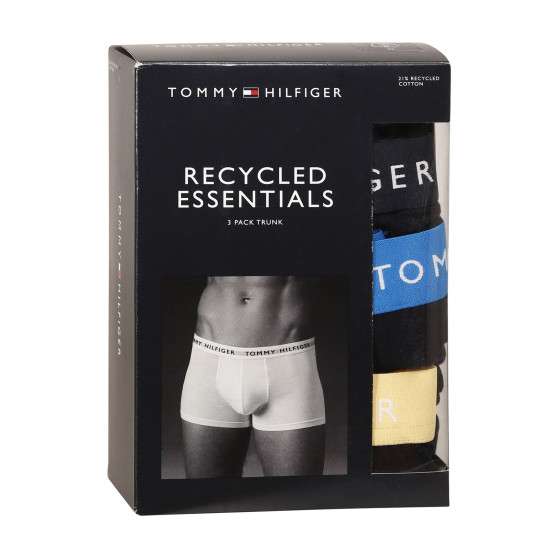 3PACK Boxers para homem Tommy Hilfiger azul escuro (UM0UM02324 0X0)