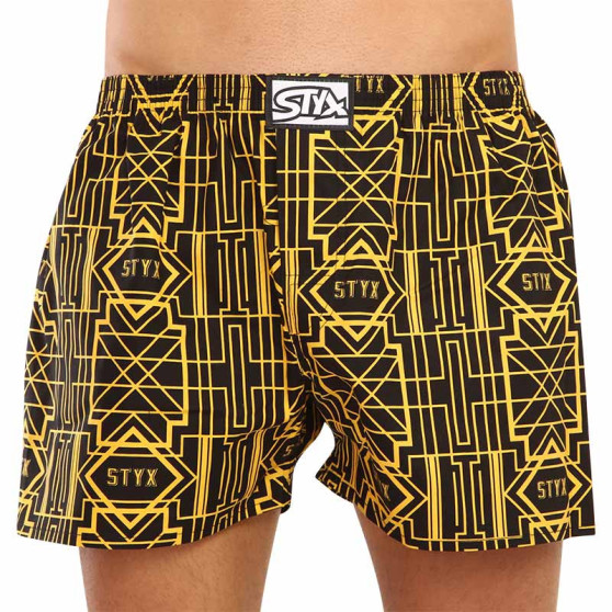 5PACK Boxers para homem Styx arte clássica borracha multicolorido (5A1122735)