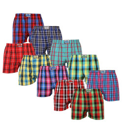 10PACK Boxers para homem Styx borracha clássica multi-coloured (A931234567890)