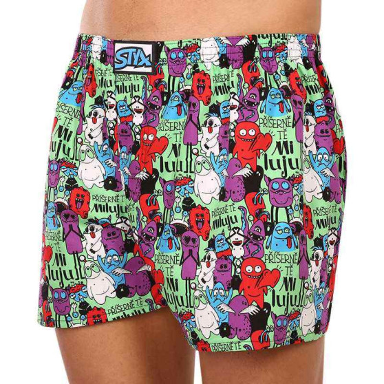 Boxers para homem Styx arte clássico borracha tamanho grande monsters (E1555)