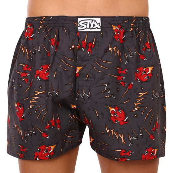 Boxers para homem Styx arte clássica garras de borracha de grandes dimensões (E1552)