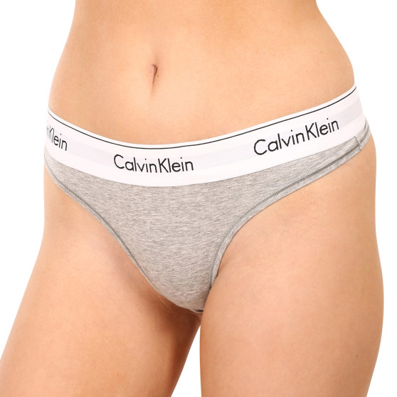 Tanga para mulher Calvin Klein cinzento (F3786E-020)