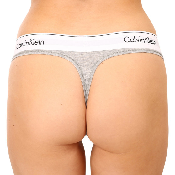 Tanga para mulher Calvin Klein cinzento (F3786E-020)