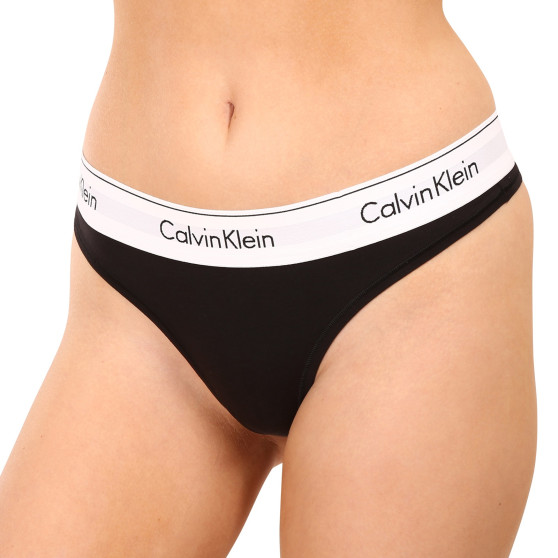 Tanga para mulher Calvin Klein preto (F3786E-001)