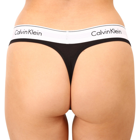 Tanga para mulher Calvin Klein preto (F3786E-001)