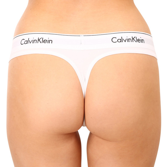 Tanga para mulher Calvin Klein branco (F3786E-100)