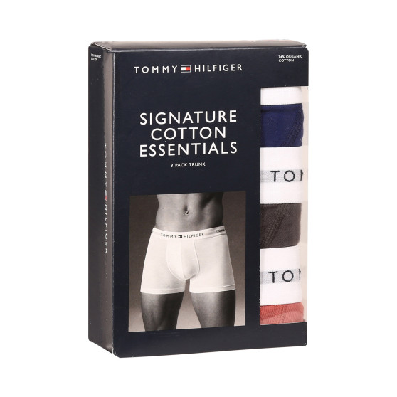 3PACK Boxers para homem Tommy Hilfiger multicolorido (UM0UM02761 0TF)