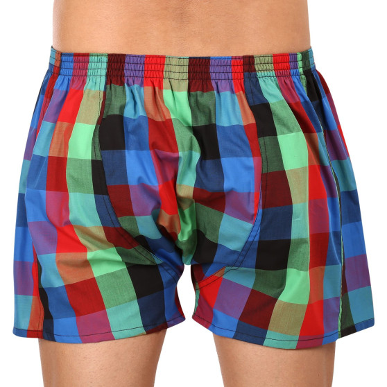 Boxers para homem Styx clássico elástico multi-colorido (A1007)