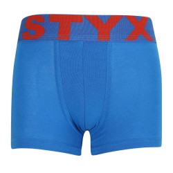 Boxers para criança Styx desporto elástico azul (GJ1167)