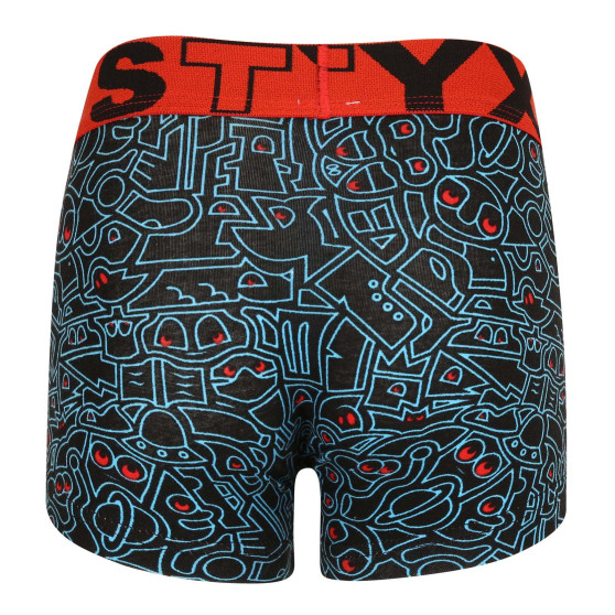 Boxers para crianças Styx arte desporto borracha doodle (GJ1256)