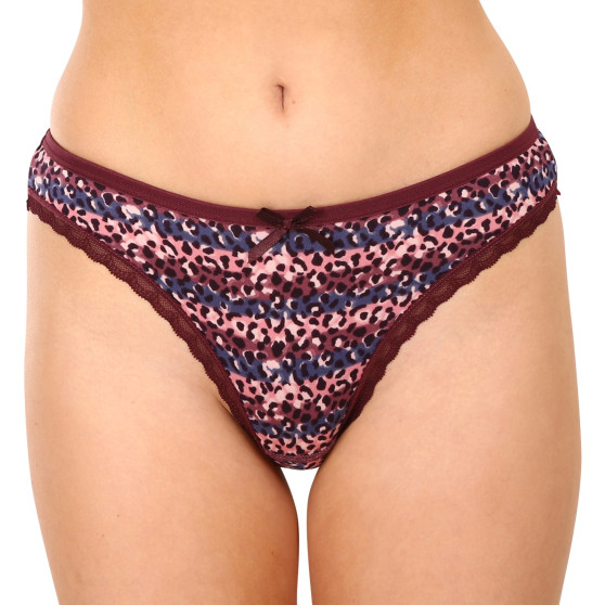 5PACK tanga feminina Fine woman multicolorido (807)