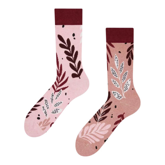 Happy Socks Dedoles Folhas cor-de-rosa (D-U-SC-RS-C-RC-1556)