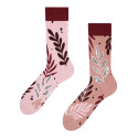 Happy Socks Dedoles Folhas cor-de-rosa (D-U-SC-RS-C-RC-1556)