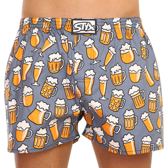 10PACK Boxers para homem Styx arte clássica borracha multicolorido (10A112570275735)