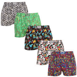 5PACK Boxers para homem Styx arte clássica borracha multicolorido (5A1335013)