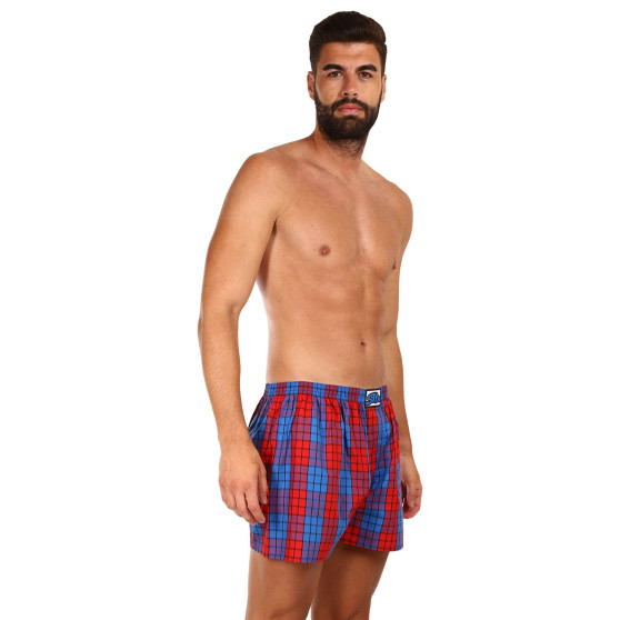 3PACK Boxers para homem Styx borracha clássica multi-coloured (3A10123)