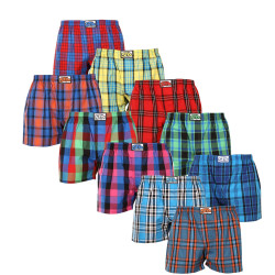 10PACK Boxers para homem Styx borracha clássica multi-coloured (10A101234567890)