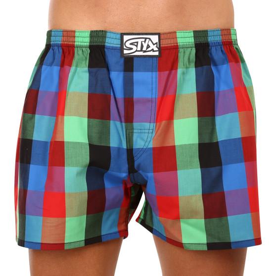 10PACK Boxers para homem Styx borracha clássica multi-coloured (10A101234567890)