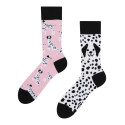 Happy Socks Dedoles Dálmatas cor-de-rosa (GMRS146)