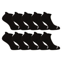 10PACK meias Nedeto low preto (10NDTPN001-brand)