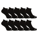 10PACK meias Nedeto low preto (10NDTPN001-brand)