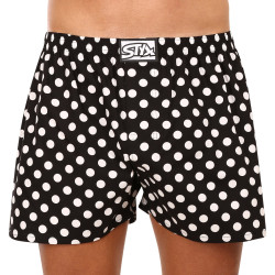 Boxers para homem Styx arte clássico borracha tamanho grande polka dots (E1650)