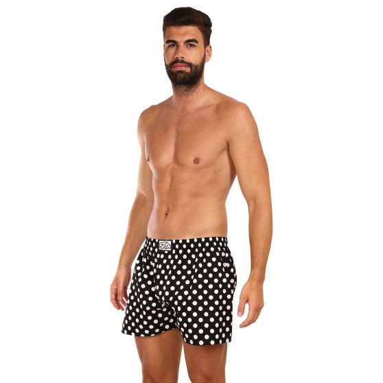 Boxers para homem Styx arte clássico borracha tamanho grande polka dots (E1650)