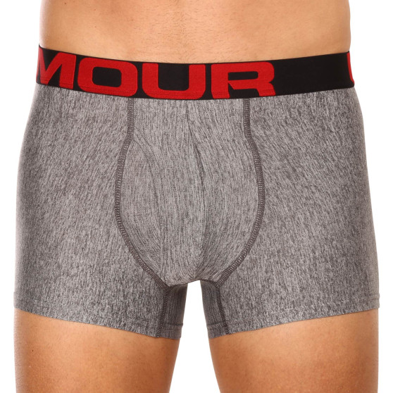 2PACK Boxers para homem Under Armour cinzento (1363618 011)