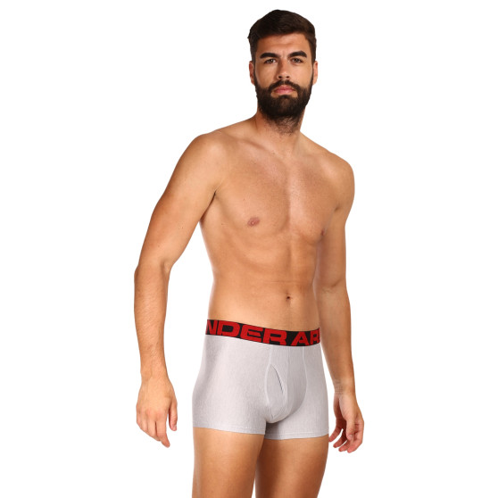 2PACK Boxers para homem Under Armour cinzento (1363618 011)