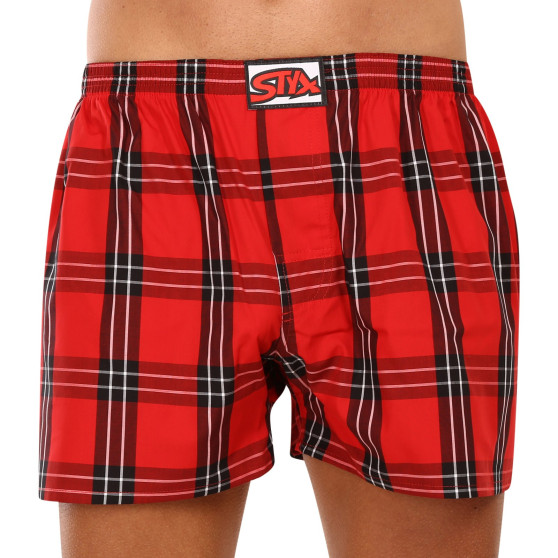 Boxers para homem Styx clássico de borracha superdimensionado multicolorido (E1003)