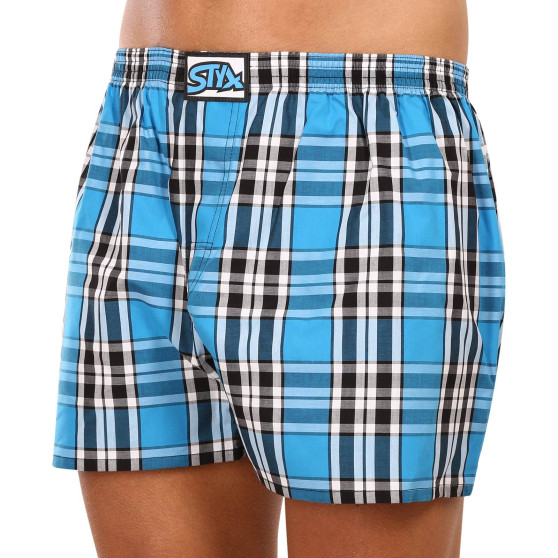 Boxers para homem Styx clássico de borracha superdimensionado multicolorido (E1009)