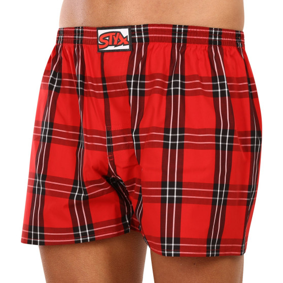 Boxers para homem Styx clássico de borracha superdimensionado multicolorido (E1003)