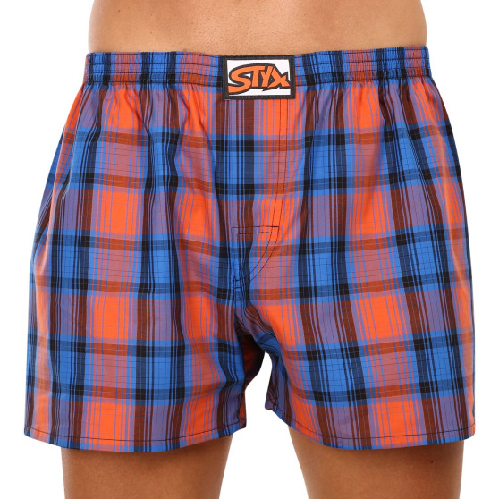 3PACK Boxers para homem Styx borracha clássica superdimensionado multicolorido (3E10456)