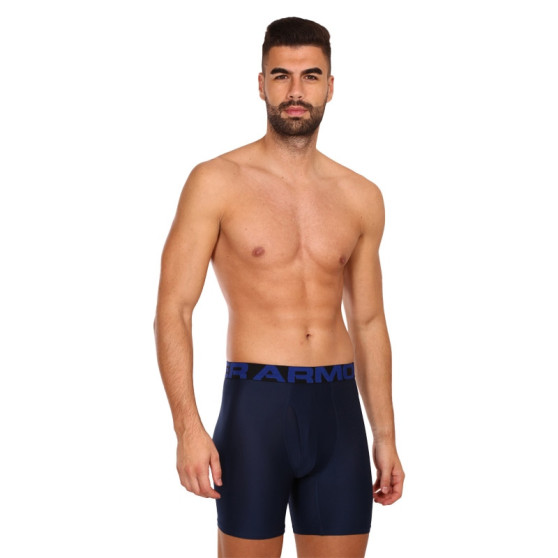 2PACK Boxers para homem Under Armour superdimensionado azul (1363619 400)