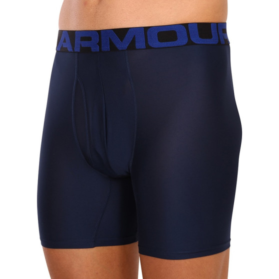 2PACK Boxers para homem Under Armour superdimensionado azul (1363619 400)