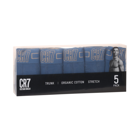 5PACK Boxers para homem CR7 azul (8106-49-2404)