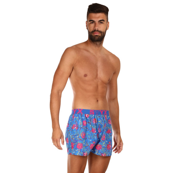 Boxers para homem Styx arte desportiva borracha Jáchym corações (B1358)