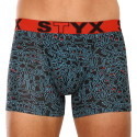 Calções de boxer para homem Styx longo arte desporto borracha doodle (U1256)