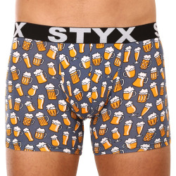 Boxers para homem Styx cerveja de borracha desportiva de arte longa (U1357)