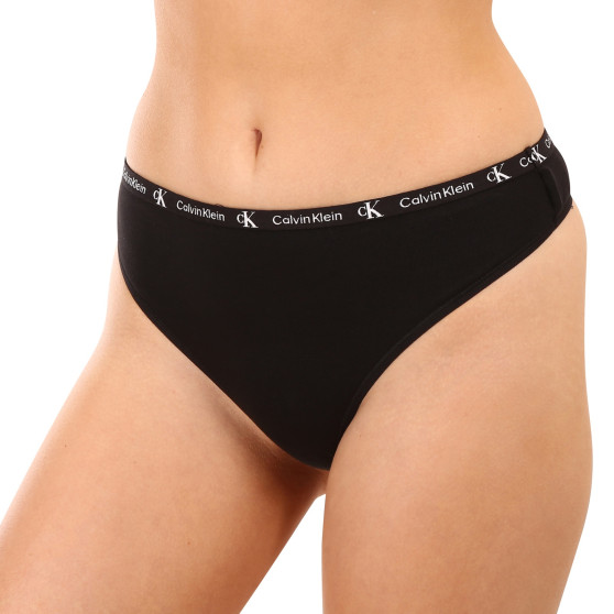 2PACK Tanga para mulher Calvin Klein multicolorido (QD3990E-BP5)