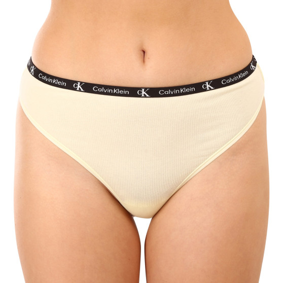 2PACK Tanga para mulher Calvin Klein multicolorido (QD3990E-BP5)